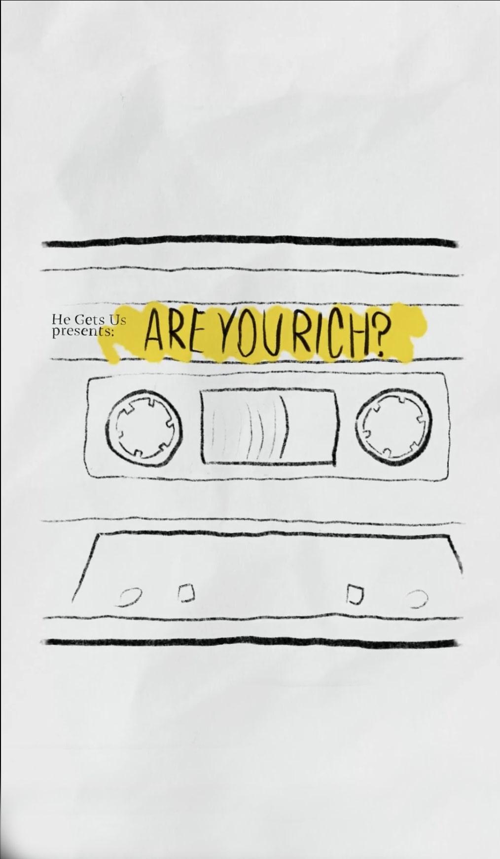 ¿Dirías que eres rico?