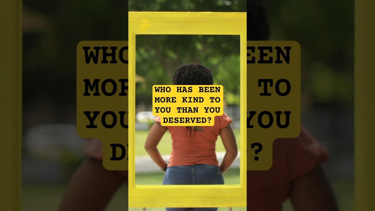 Jesus’ love was often unexplainable and undeserved. When have you received unexplainable love?